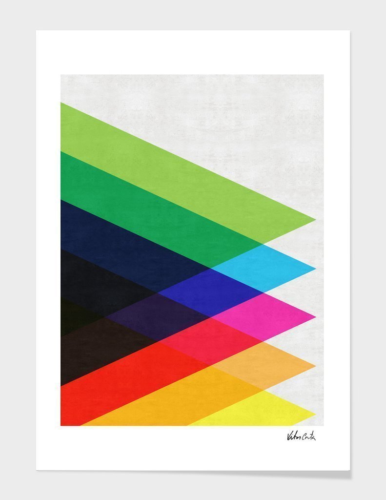 Colorful Triangles Frame