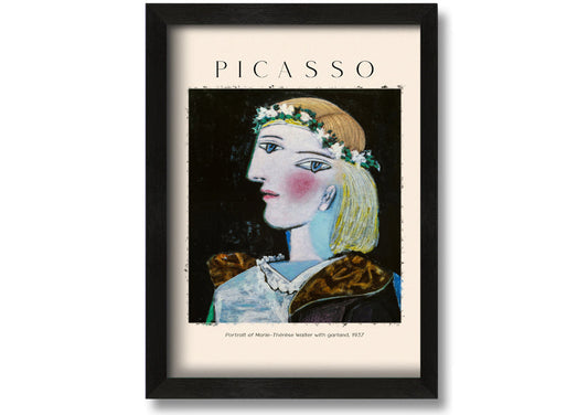 Portrait Of Marie-Therese Walter With Garland, 1937 By Picasso