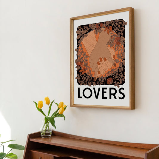 Lovers Art Print