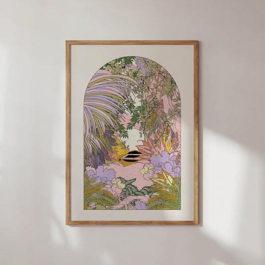 On The River Art Print