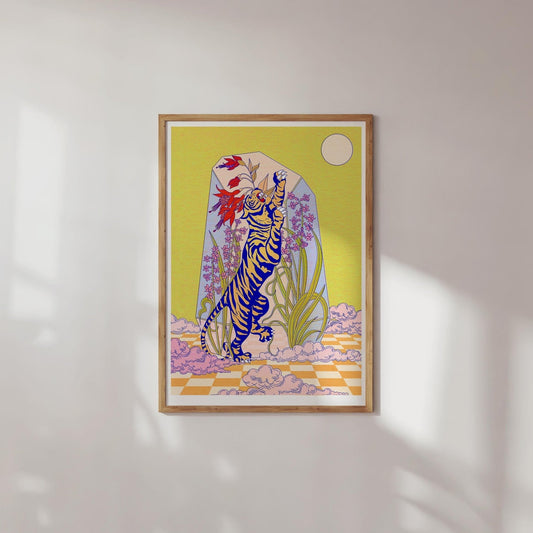 Tiger Terrarium Art Print